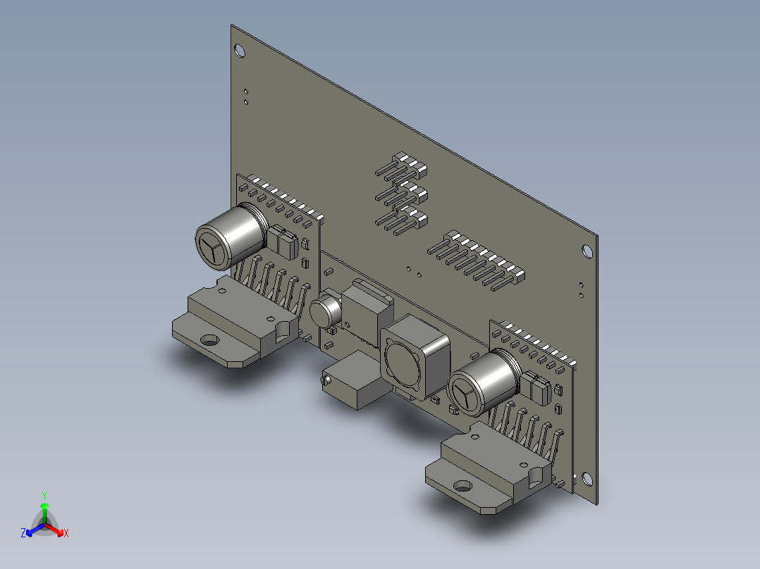 NASA月球采样履带车正等轴测图