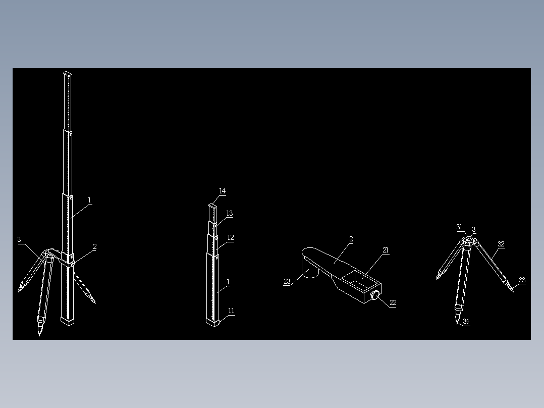 桥梁施工的测量装置