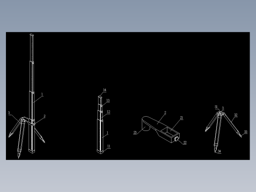 桥梁施工的测量装置