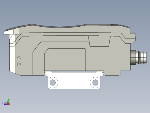 基恩士FS-N11CN_11CP_13CP_kc图纸模型右视缩略图