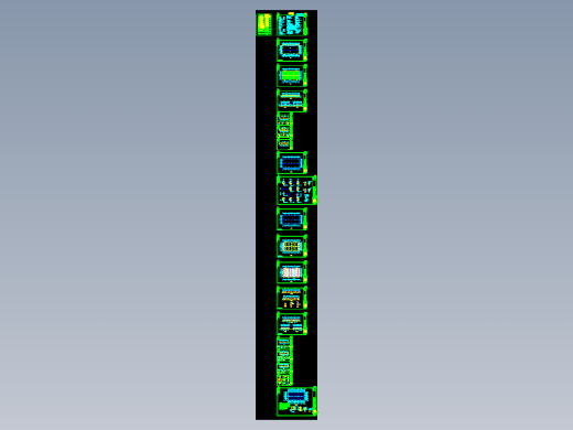 威龙汽车1#厂房工程CAD