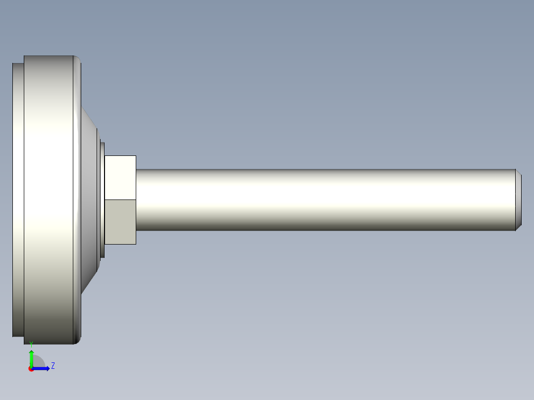 固定腳座5554-3D多系列多零件图纸模型左视图