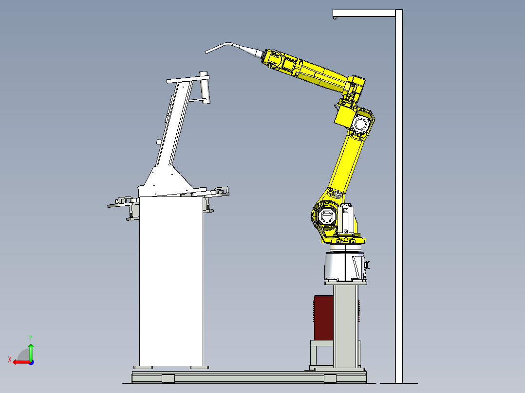 变位机聚成后视图