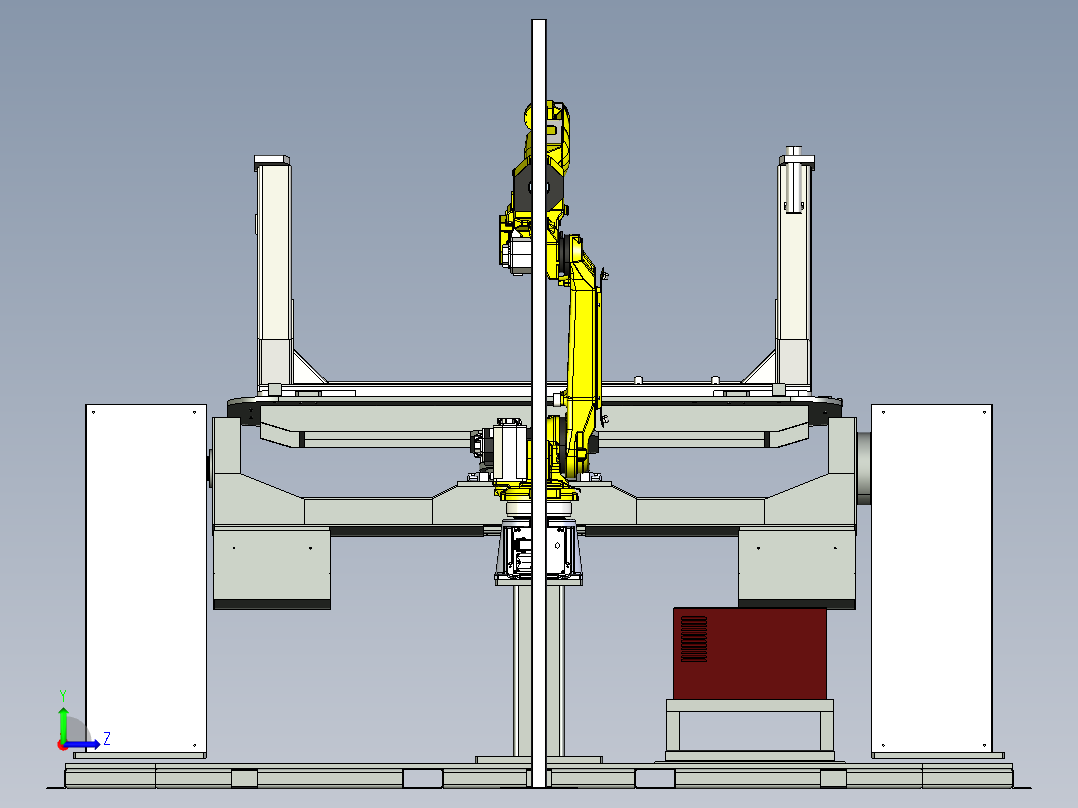 变位机聚成左视图