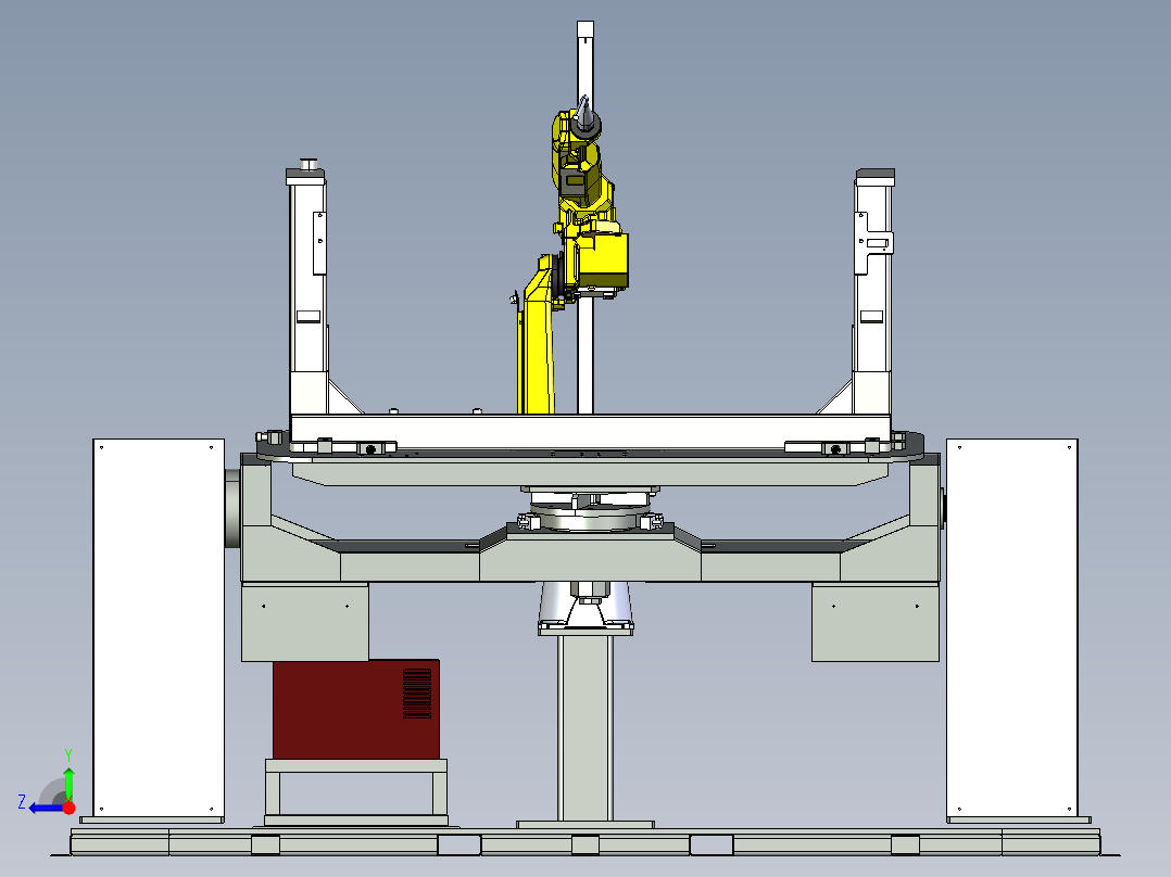 变位机聚成右视图