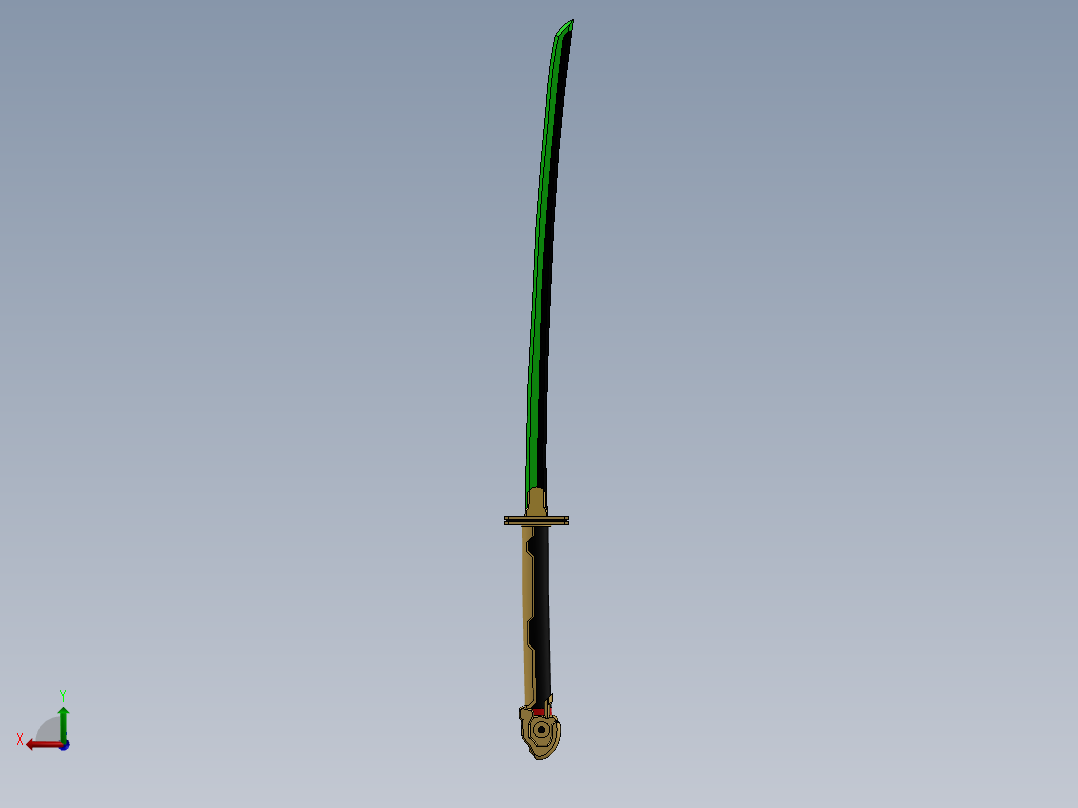 剑、宝剑(59)后视图