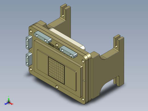 N500-COVER笔记本CNC工装夹具三维模型-CNC5正等轴测缩略图