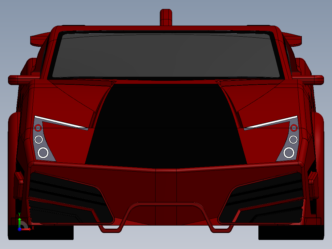 兰博基尼前视图