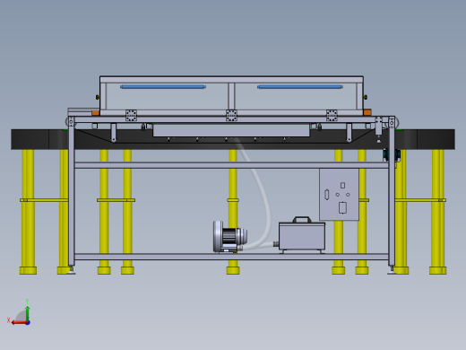 精密电子自动除尘生产线sw17可编辑后视缩略图