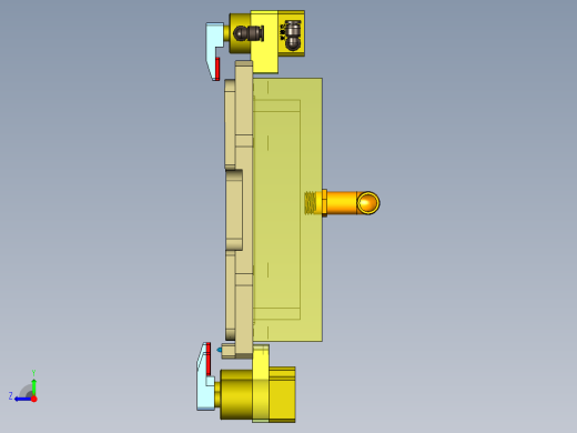 FDQ30-笔记本CNC工装夹具三维模型CNC4-190408右视缩略图