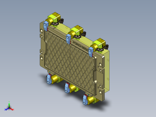 FDQ30-笔记本CNC工装夹具三维模型CNC4-190408正等轴测缩略图