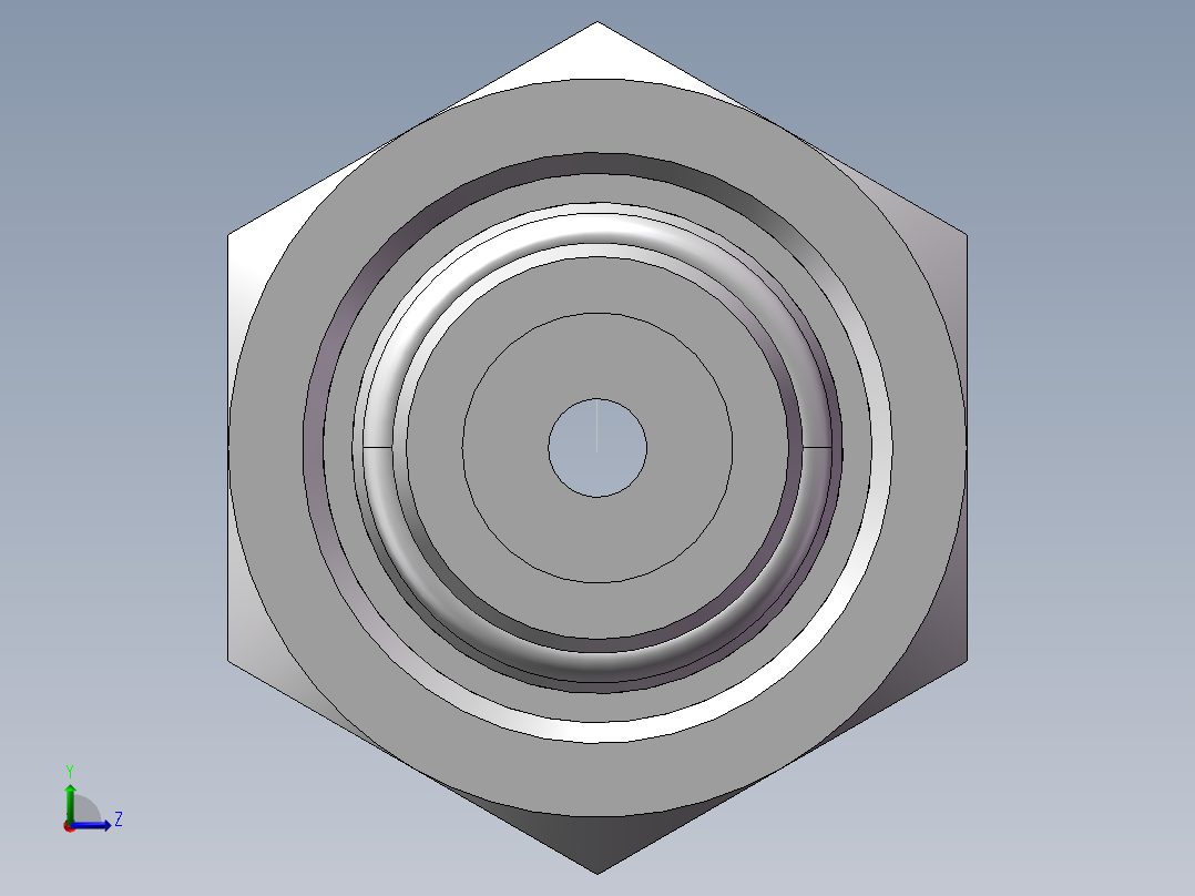 直通变径接头、2D-16-24左视图