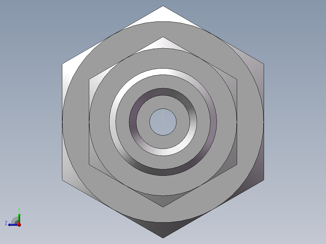 直通变径接头、2D-16-24右视图
