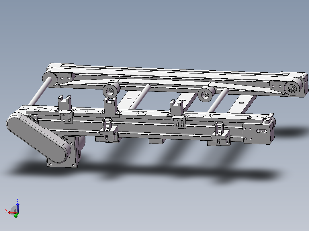 0.76米0.38米双带输送机构