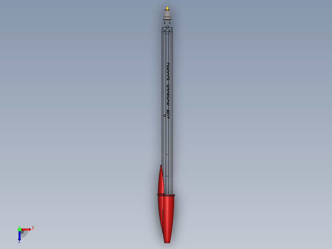 笔、中性笔、铅笔(9)俯视图
