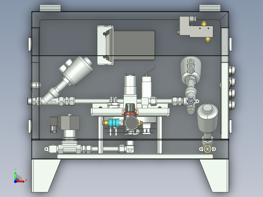 流体酸碱检测设备前视图