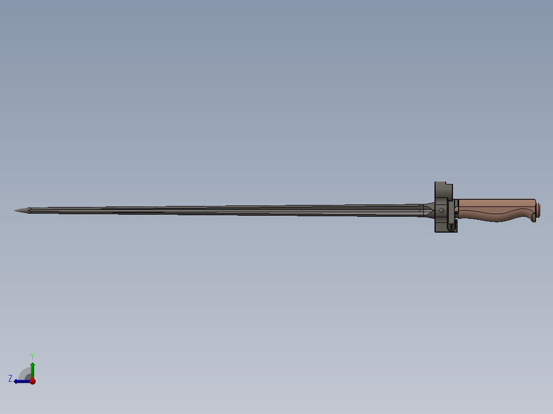 刺刀、刀(4)右视图