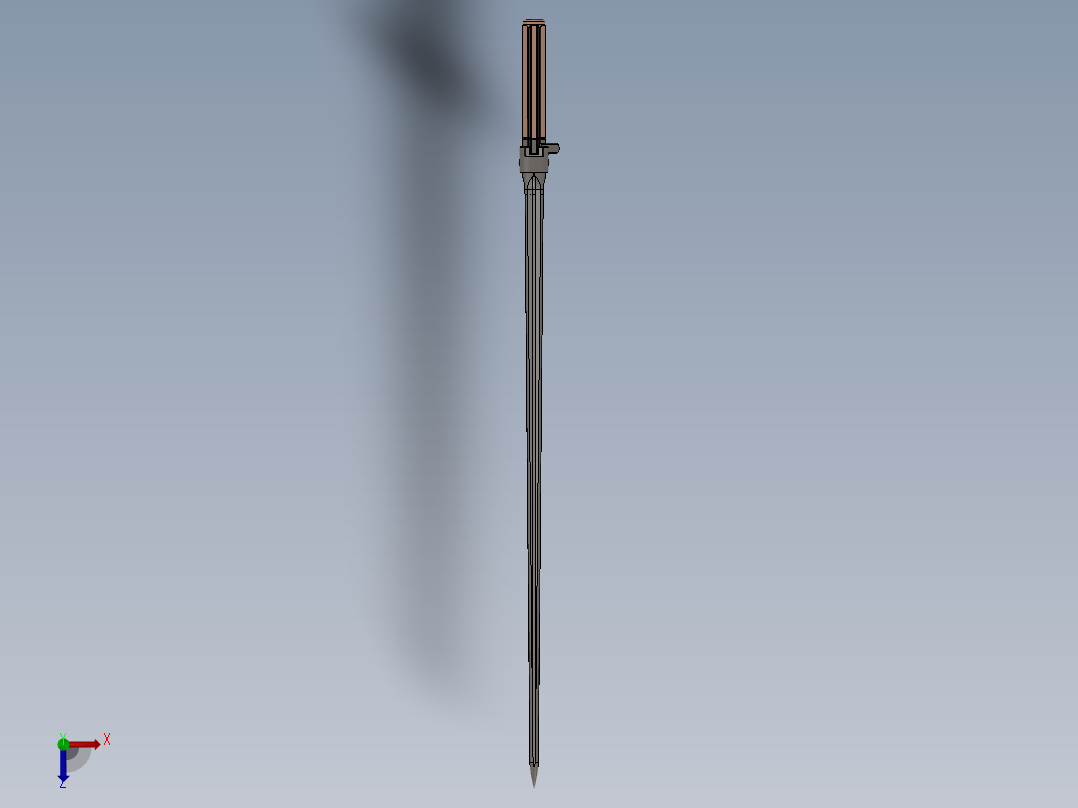 刺刀、刀(4)俯视图