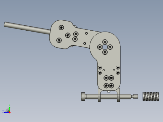 带集成块和滑车减少功能的电缆驱动接头右视缩略图