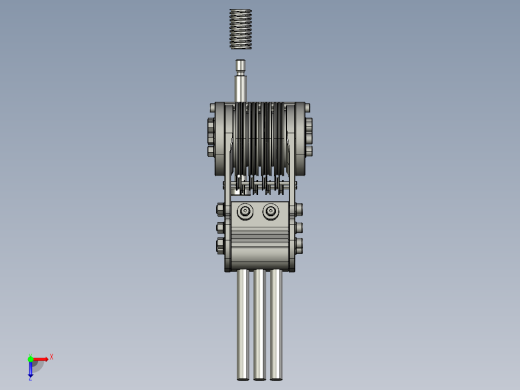 带集成块和滑车减少功能的电缆驱动接头俯视缩略图