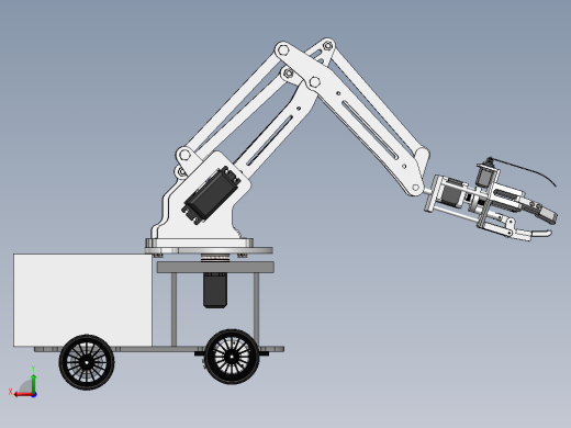 小车机械臂后视缩略图