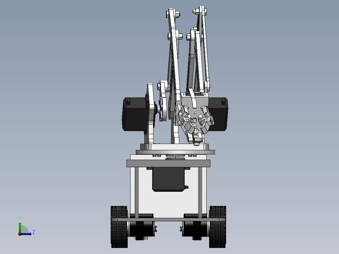 小车机械臂左视图