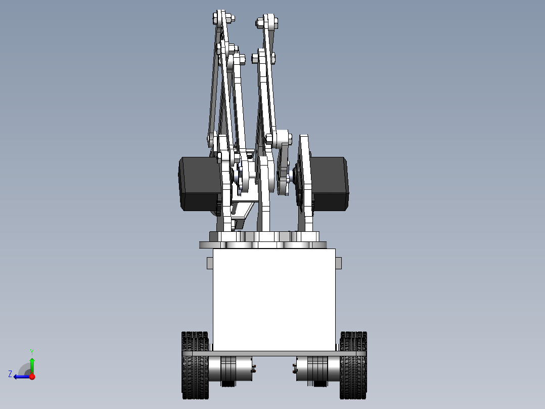 小车机械臂右视图
