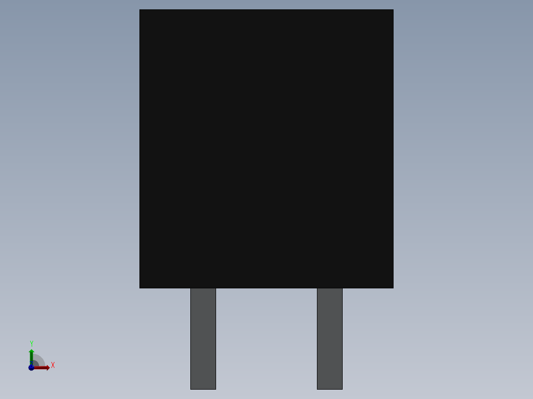 红外传感器前视图