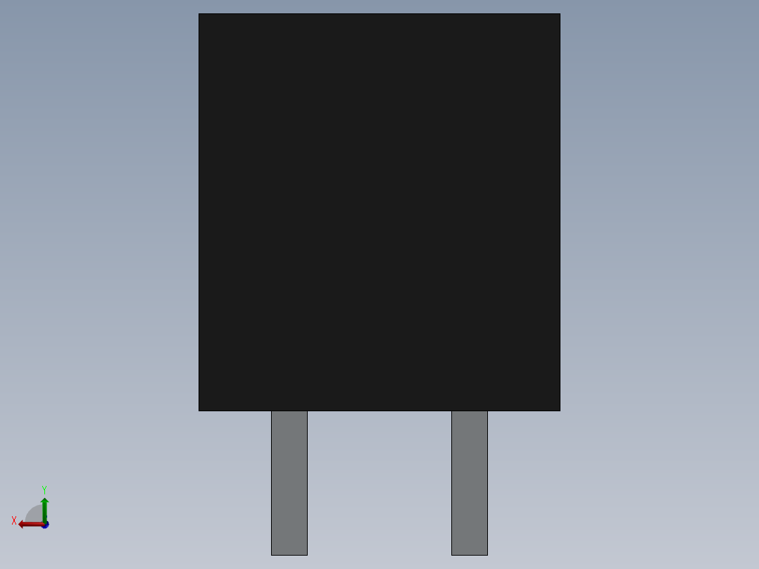 红外传感器后视图