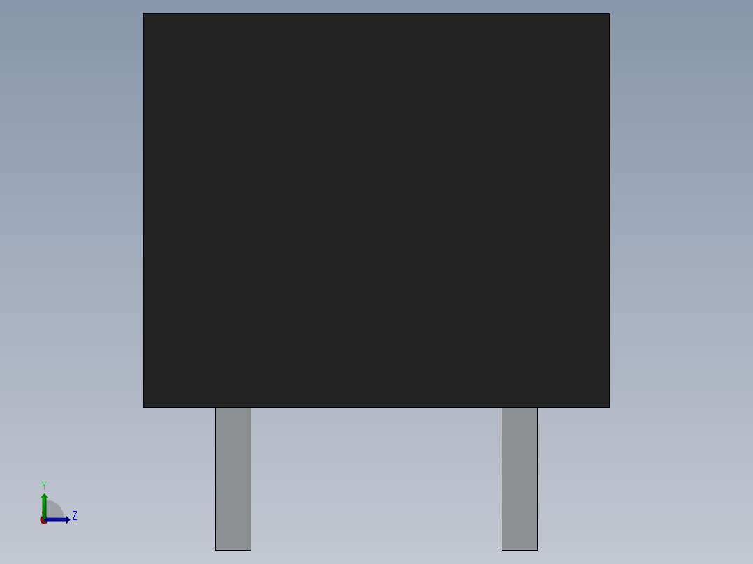 红外传感器左视图