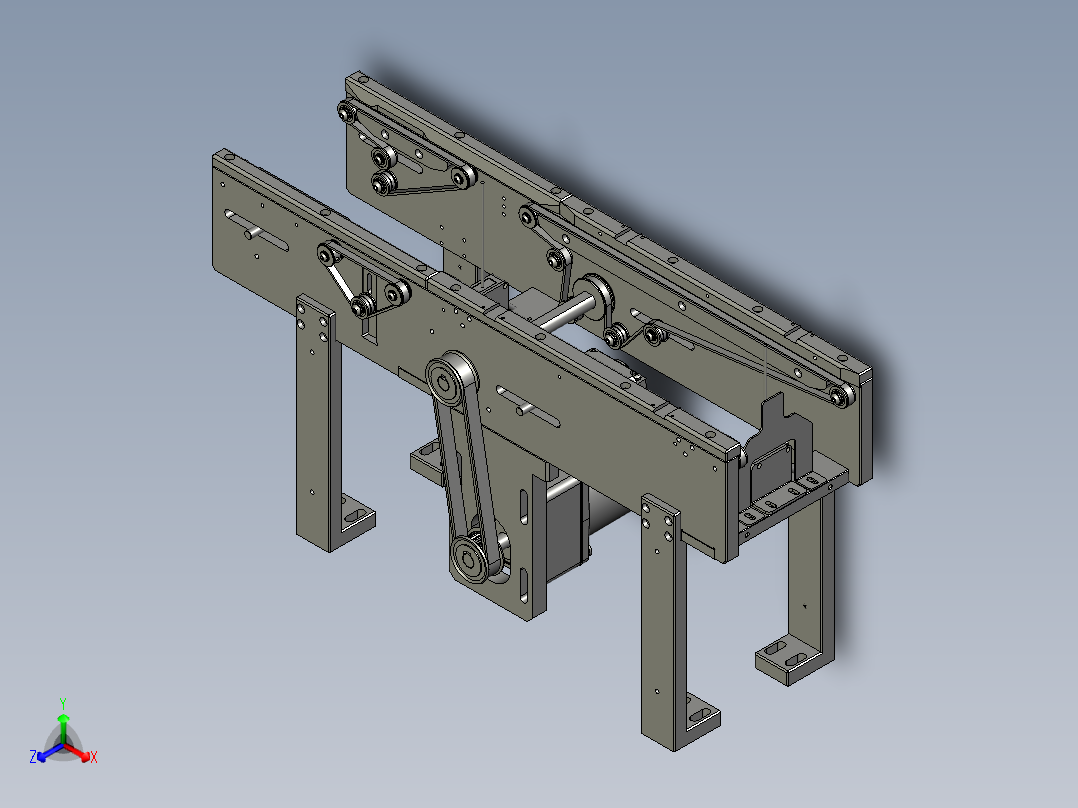 Tray-回收线体主视图