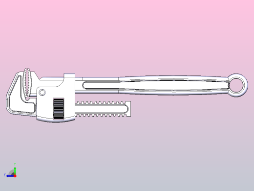 管道扳手右视缩略图