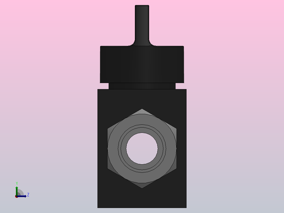 HVSS-G 螺纹连接型-G螺纹[HVSSG01-G01(B)]前视图