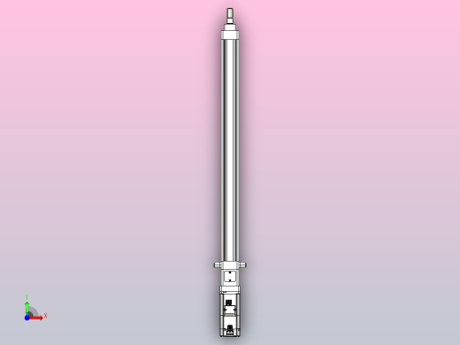 轻载电动缸TPA-ESR40-1210C-L550-M-TC-W-P40-C3前视缩略图