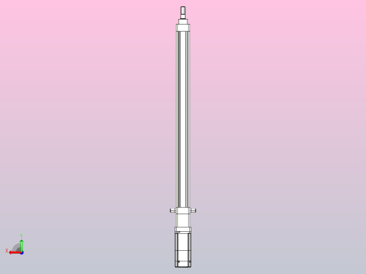 轻载电动缸TPA-ESR40-1210C-L550-M-TC-W-P40-C3后视缩略图