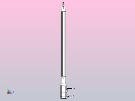 轻载电动缸TPA-ESR40-1210C-L550-M-TC-W-P40-C3左视缩略图