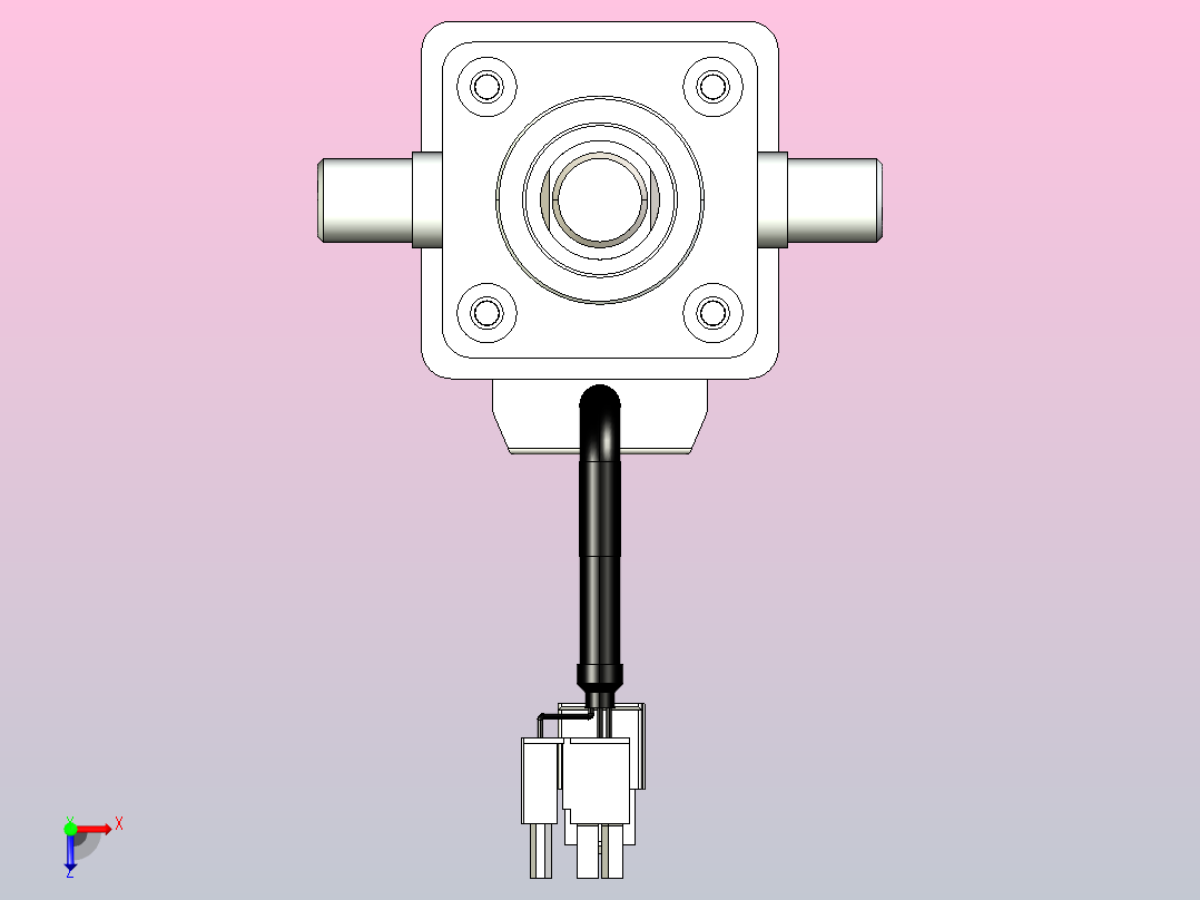 轻载电动缸TPA-ESR40-1210C-L550-M-TC-W-P40-C3俯视图