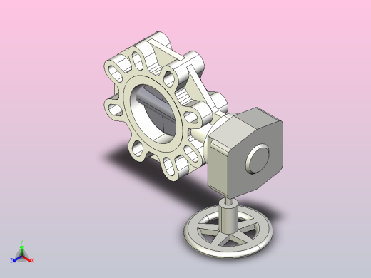 8FKOCRM LUG ISO-DIN 变速箱操作蝶阀，凸耳iso-din版本