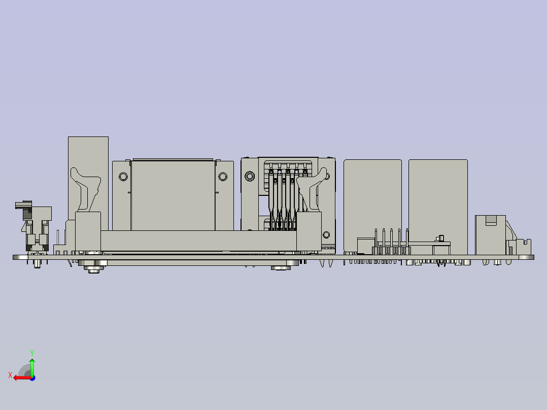 HD101-H81主板（友通Mini ITX）后视图