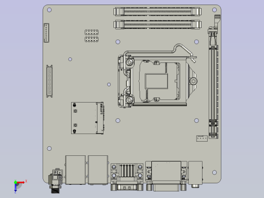 HD101-H81主板（友通Mini ITX）俯视缩略图