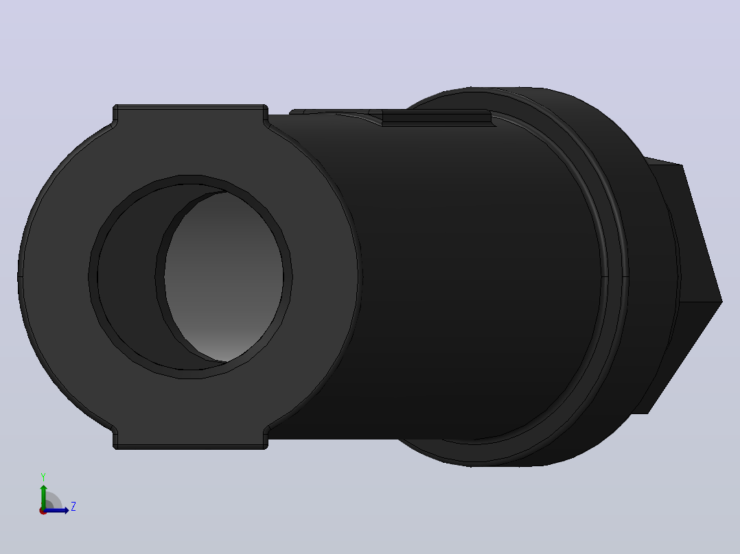 Y型过滤器，管道过滤器FNW-FNW559F左视图