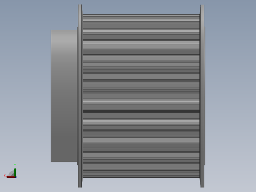 小凸缘型梯形齿同步带轮T10型_ST10DC-24-50-dc16-A后视缩略图