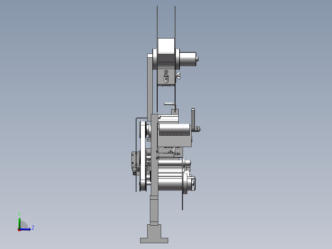 片膜分离机构sw14左视图