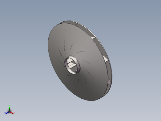 风机（R2108-10)正等轴测缩略图