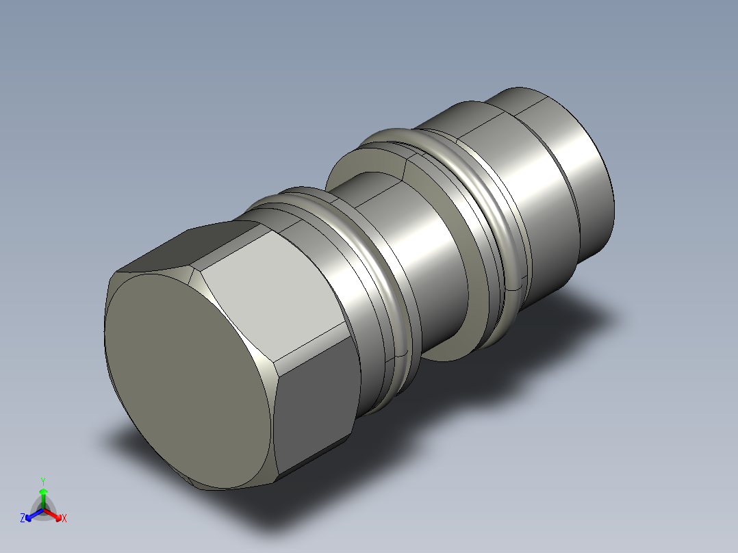 插装阀-XEOAXXN正等轴测图