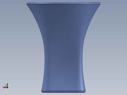 塑料水杯3D模型后视缩略图