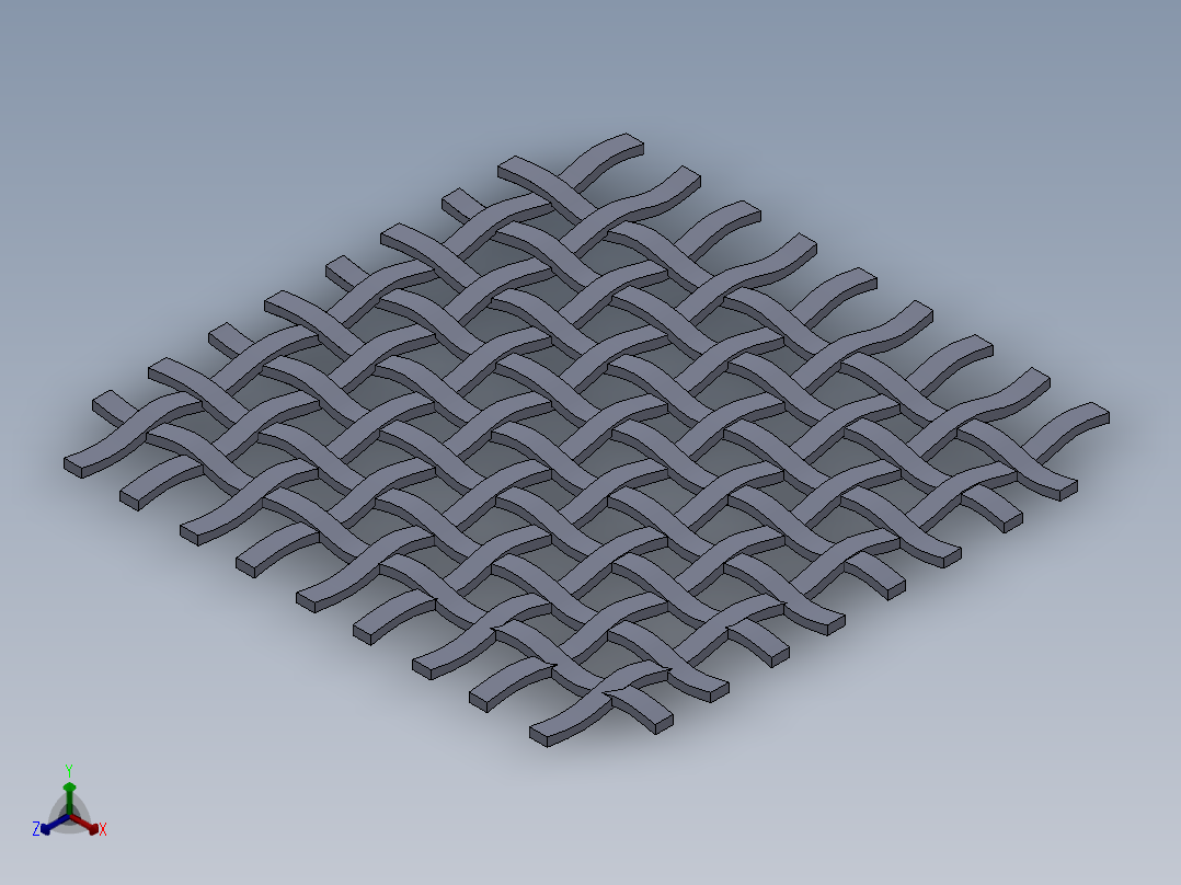 编织袋效果正等轴测图