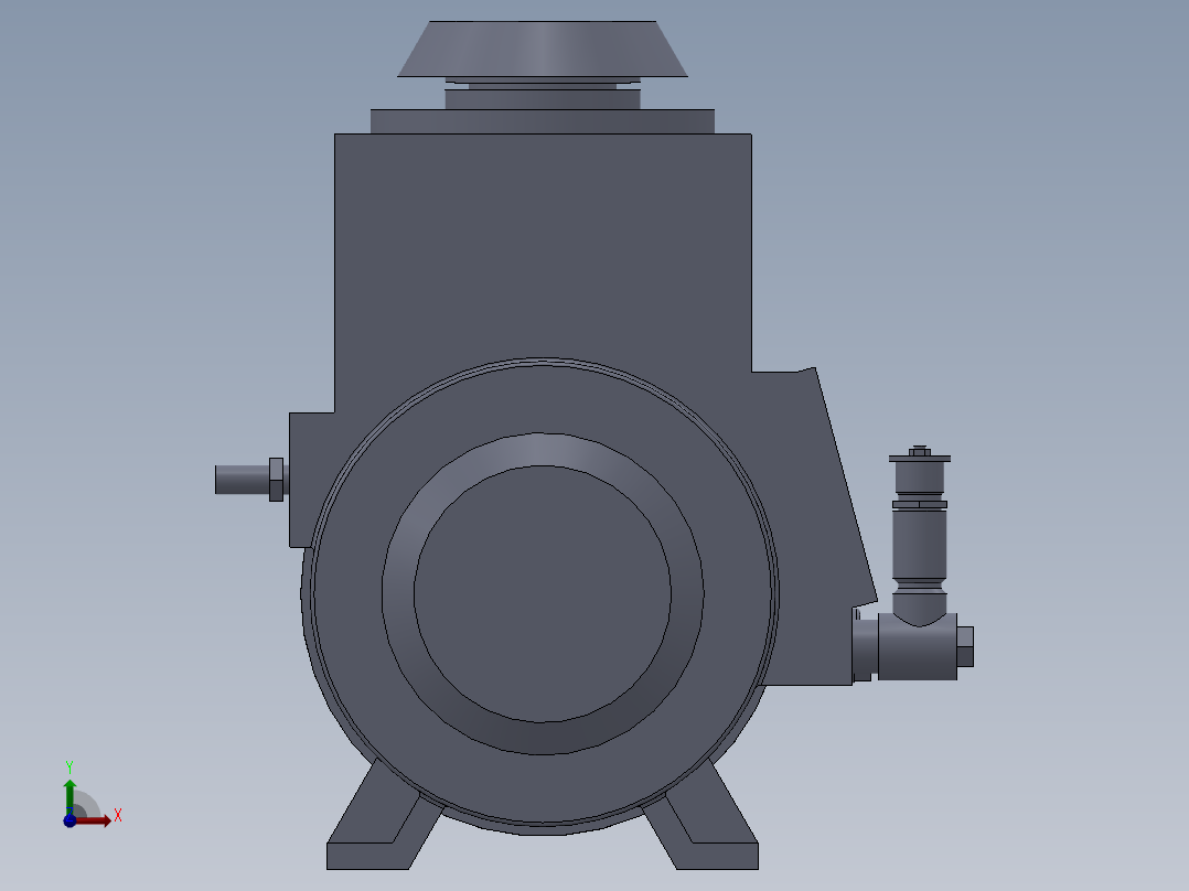 70旋片泵前视图