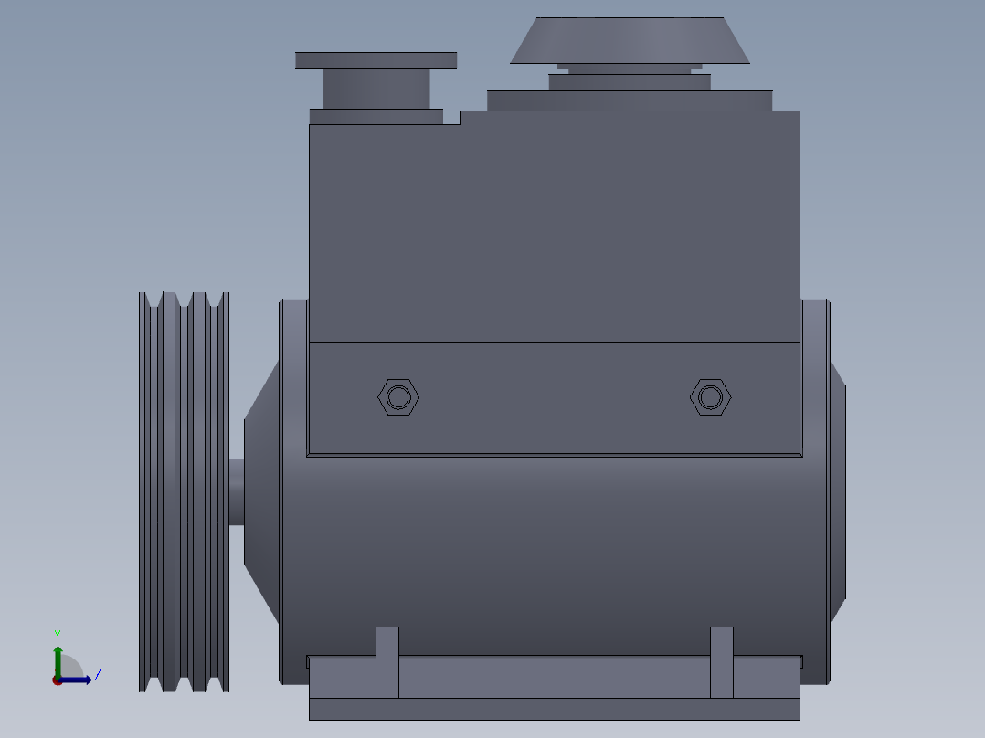 70旋片泵左视图