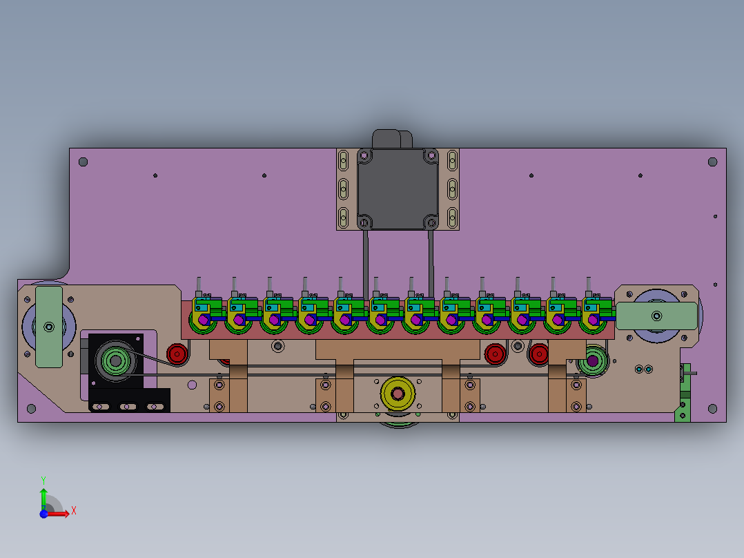 E292 经典多头夹爪旋转前视图
